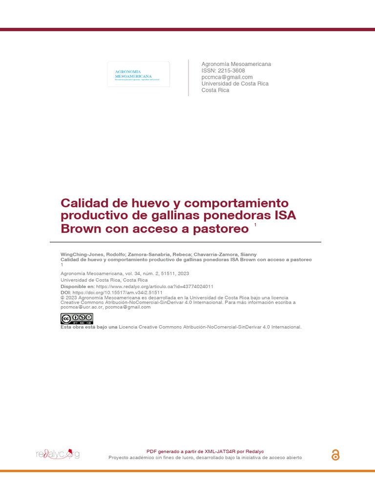 Calidad de huevo en gallinas Búlica | PDF | Pollo | Dieta