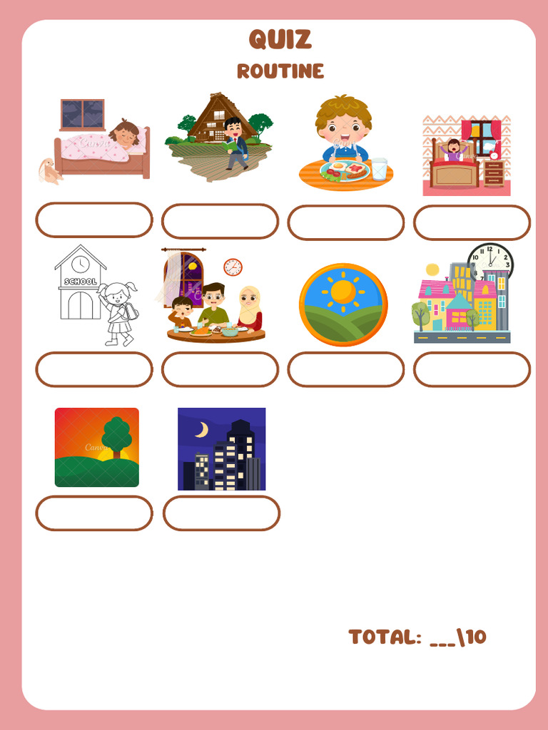 Routine Quiz | PDF