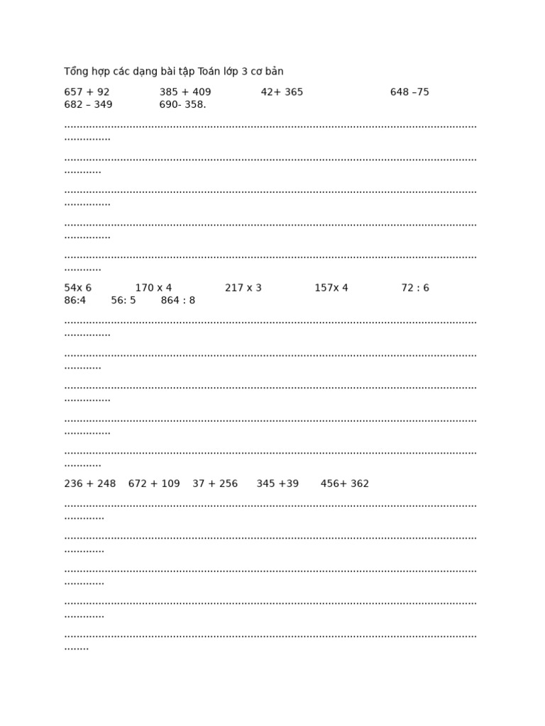 Toán L P 3 | PDF