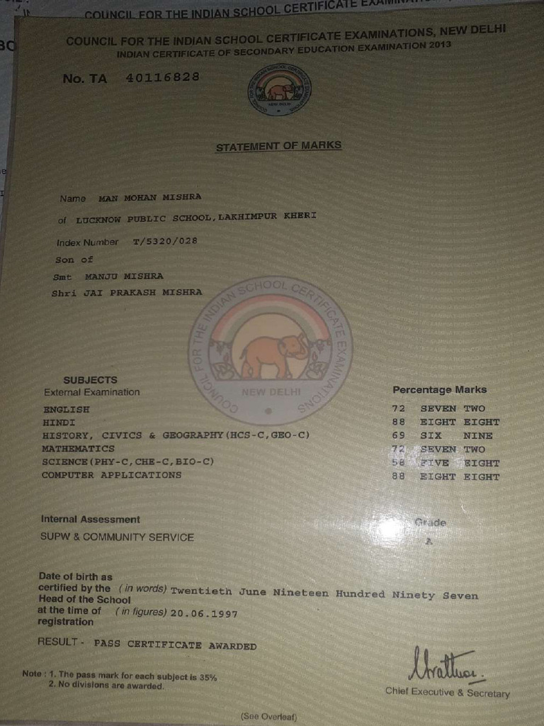 Matriculation Exam Results Overview | PDF | Educational Assessment And ...