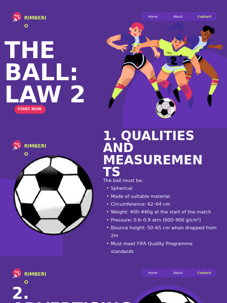 FIFA Ball Specifications and Rules | PDF