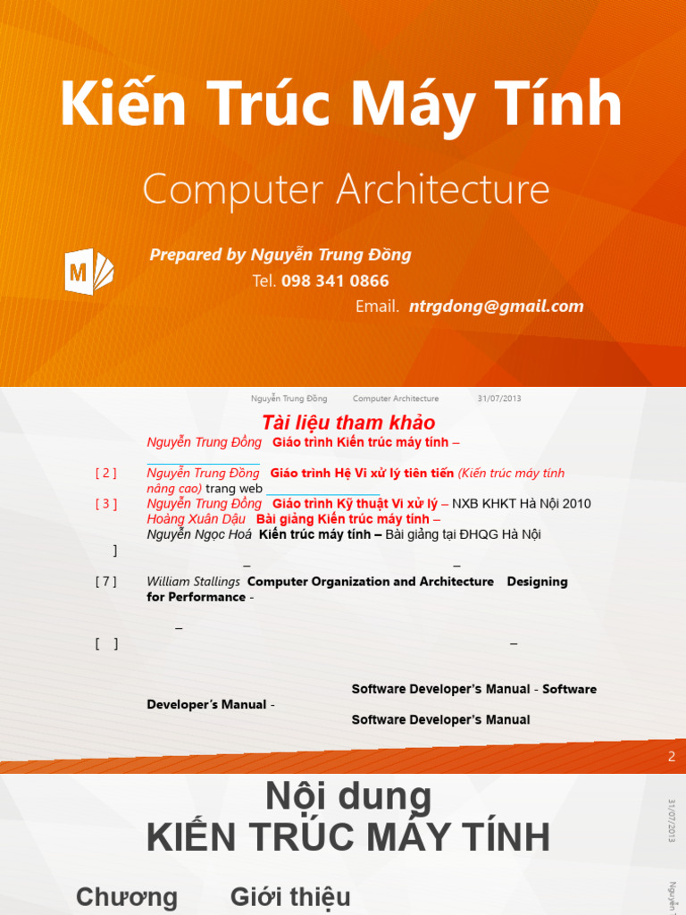 Computer Architecture Kin Truc May Tinh | PDF