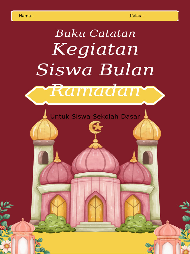 Kegiatan Ramadan Siswa SD 2024-2025 | PDF