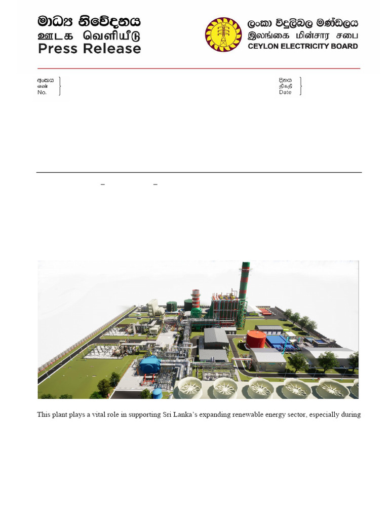 CEB Signs PPA for Sahasdhanavi Power Plant | PDF | Solar Power ...