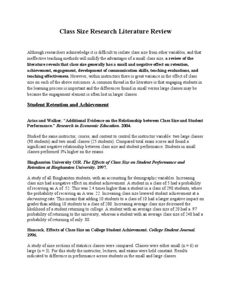 How long should a literature review be for undergraduate image