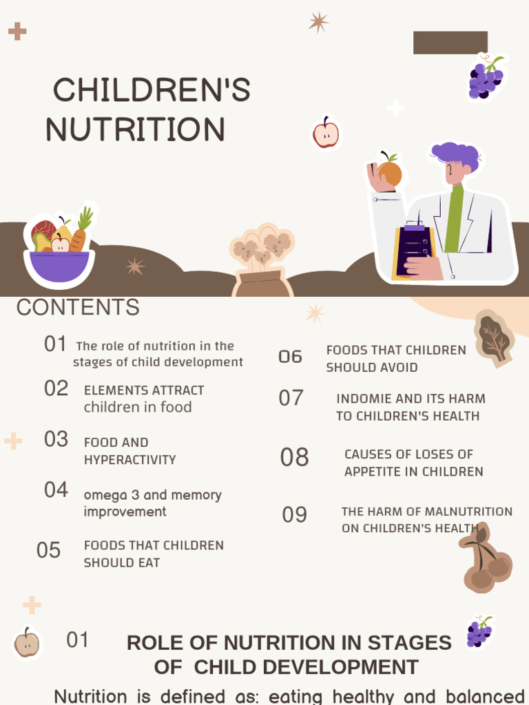 Essential Nutrition for Children's Health | PDF | Malnutrition | Omega ...