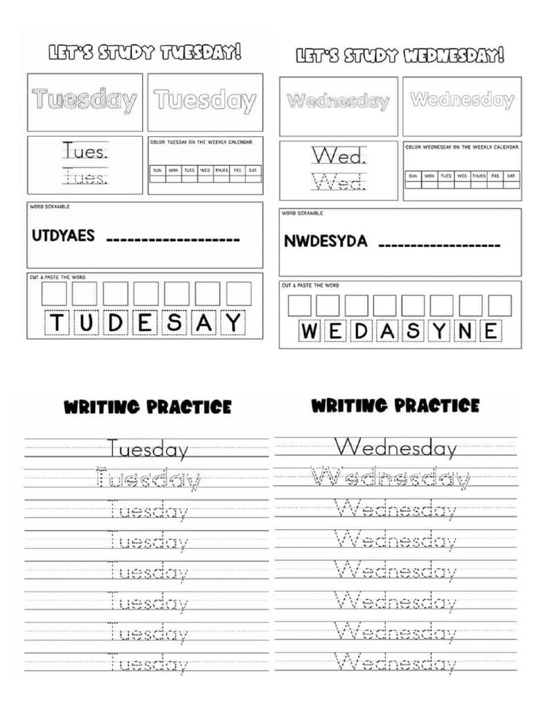 Tuesday Wednesday | PDF