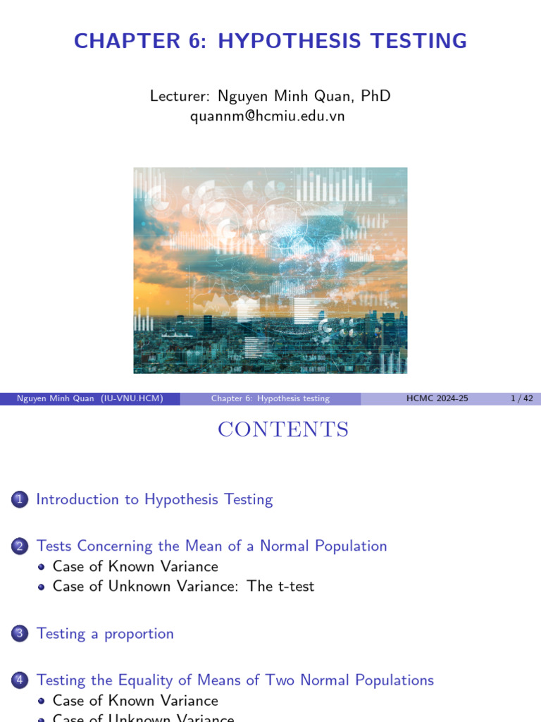 Hypothesis Testing Fundamentals | PDF | Type I And Type Ii Errors | P Value