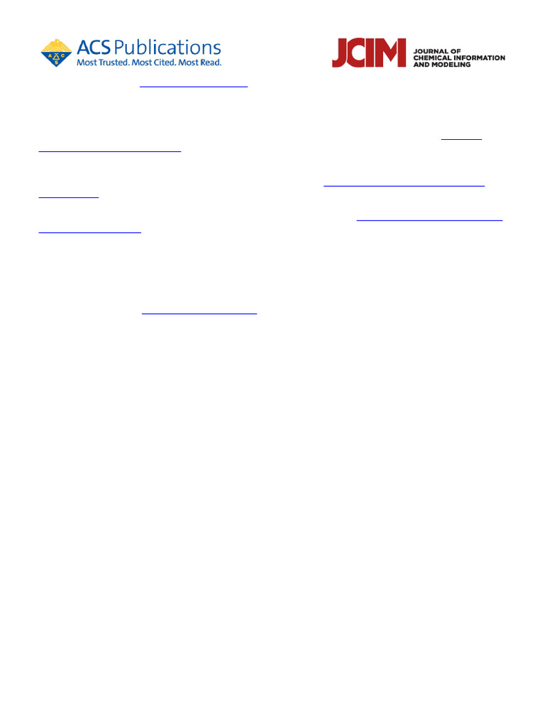 JCIM Submission Guidelines Overview | PDF | Open Access | Quantitative ...
