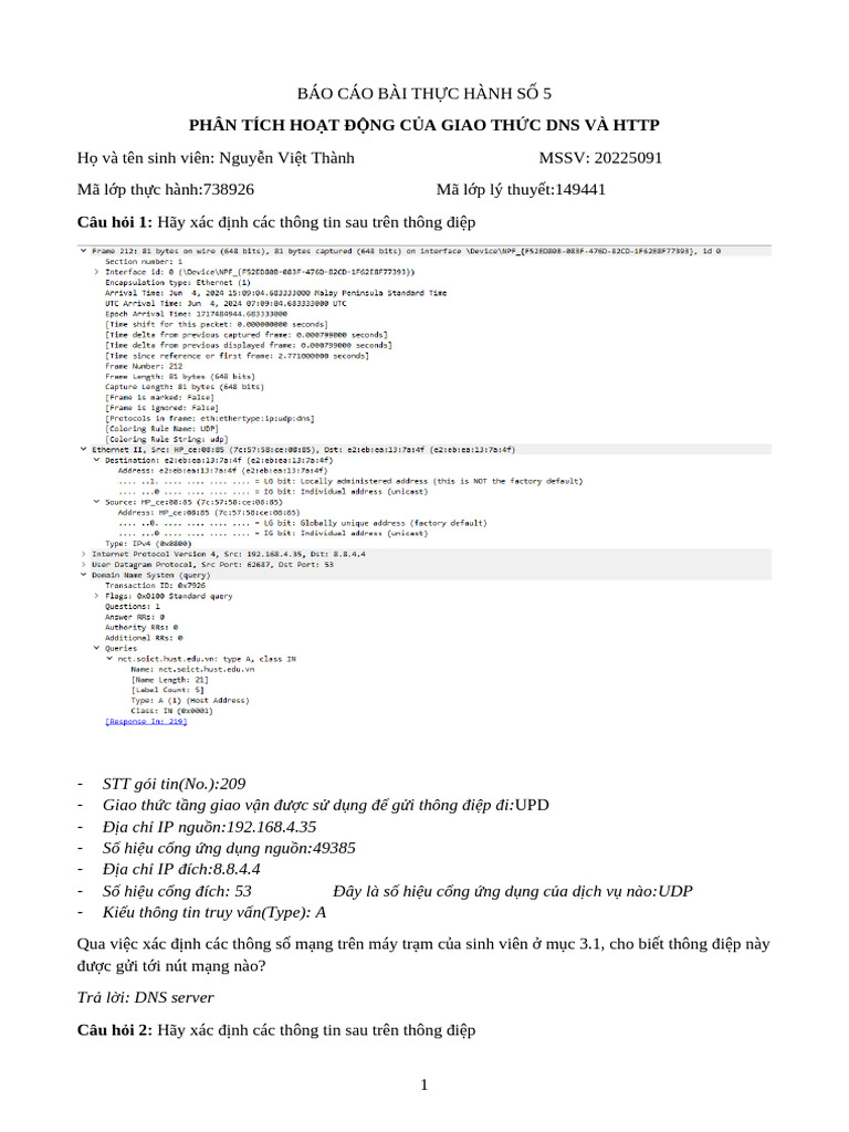 NguyenVietThanh 20225091 Lab05 | PDF