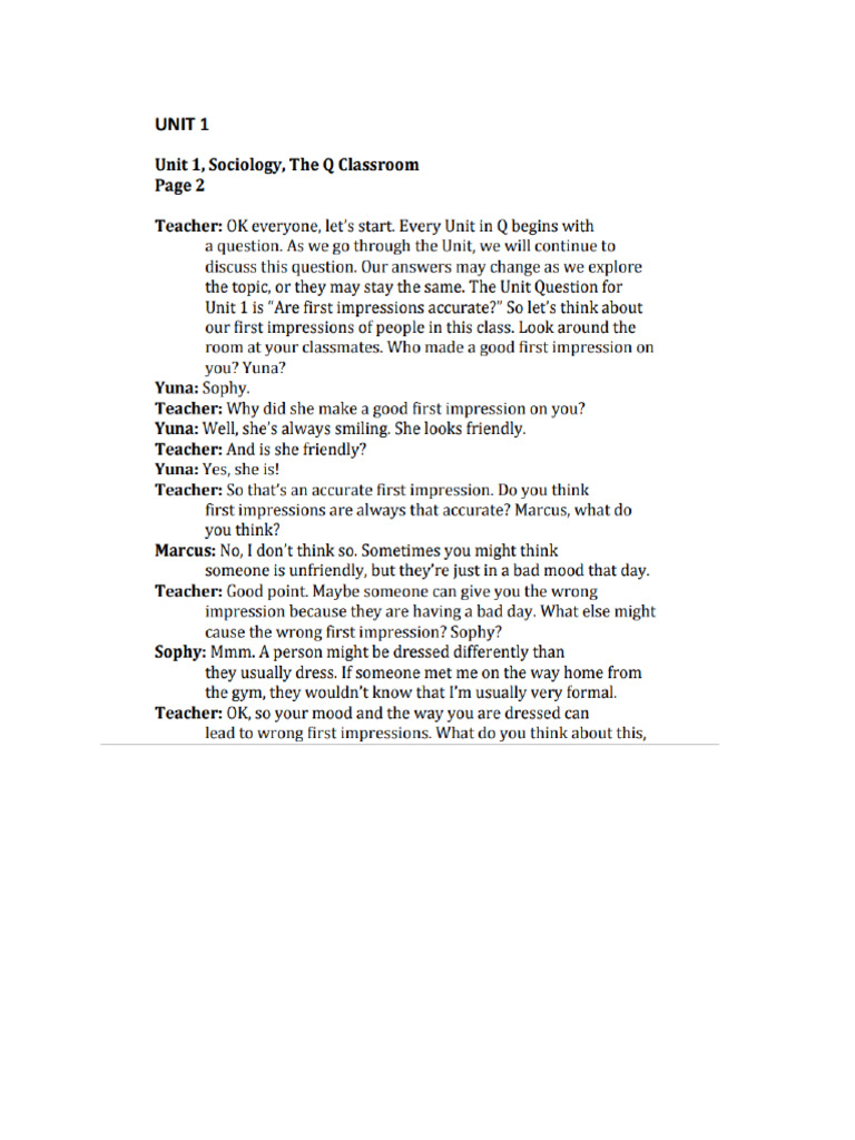 Listening and Speaking B2.2 Transcript | PDF