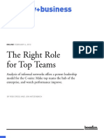 Right Role For Top Teams
