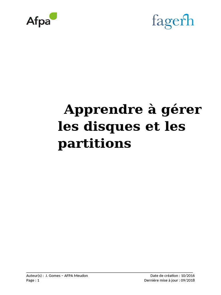 Gestion des disques et partitions Windows | PDF | Logiciel | Plate ...