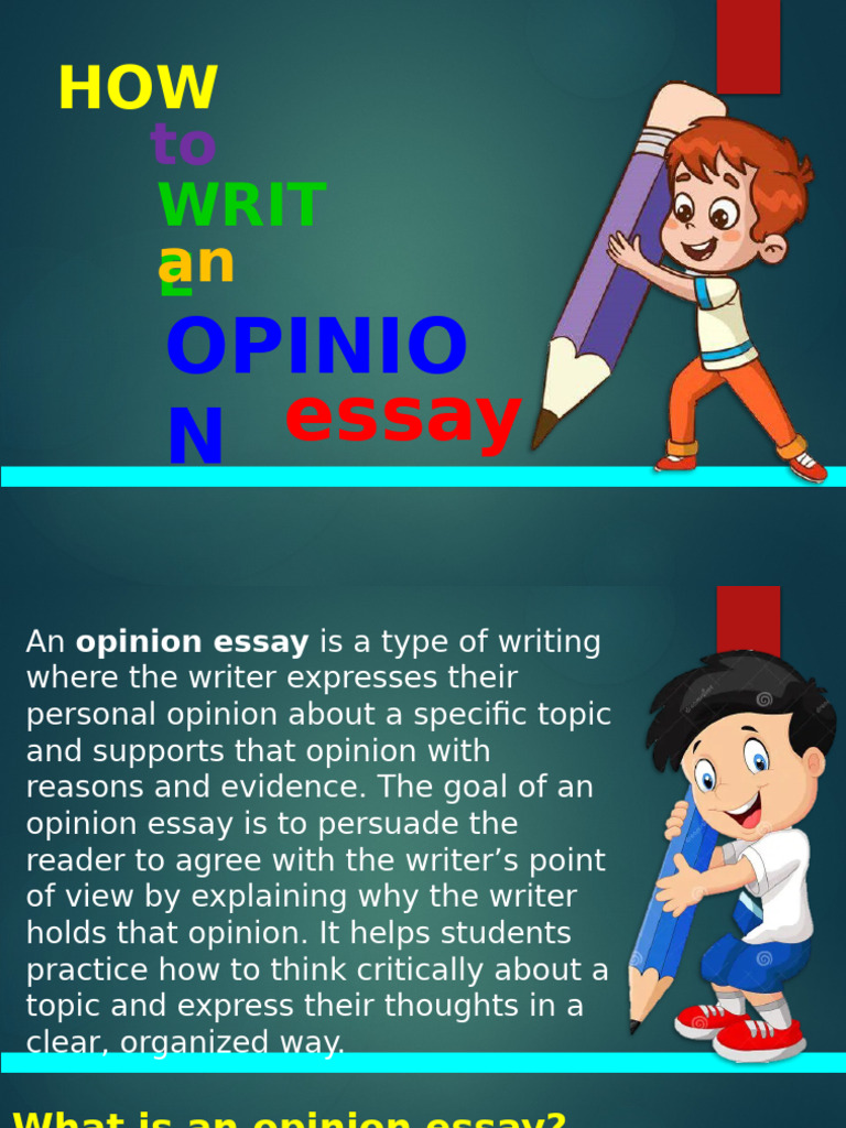 How to Write an Opinion Essay | PDF | Homework | Zoo