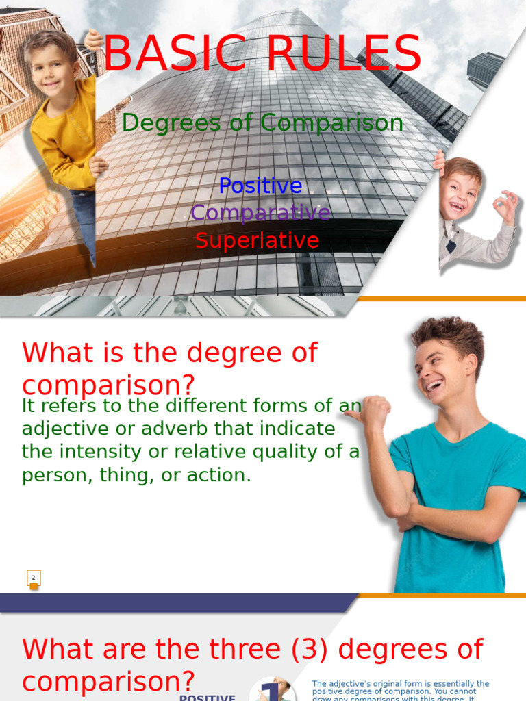 Understanding Degrees of Comparison | PDF | Semantic Units | Syntax