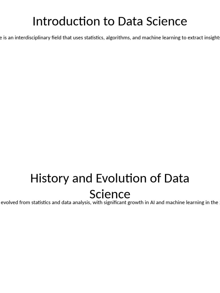 Data Science Presentation Enhanced | PDF | Data Science | Machine Learning