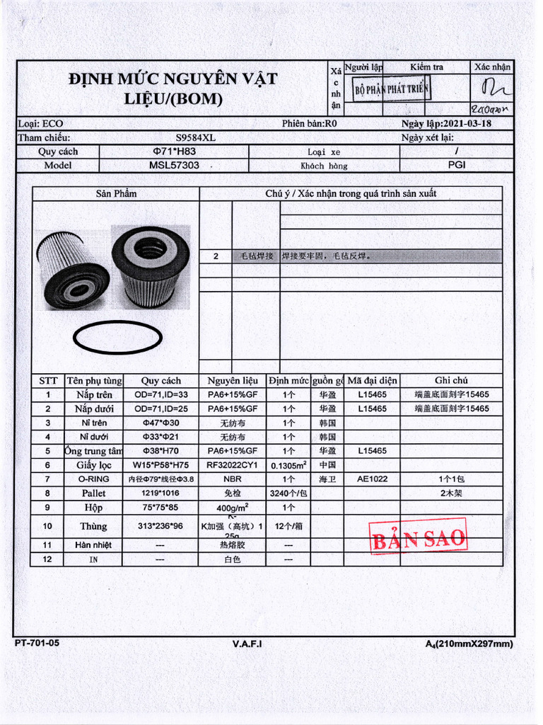 17 Mã MSL Eco M I | PDF