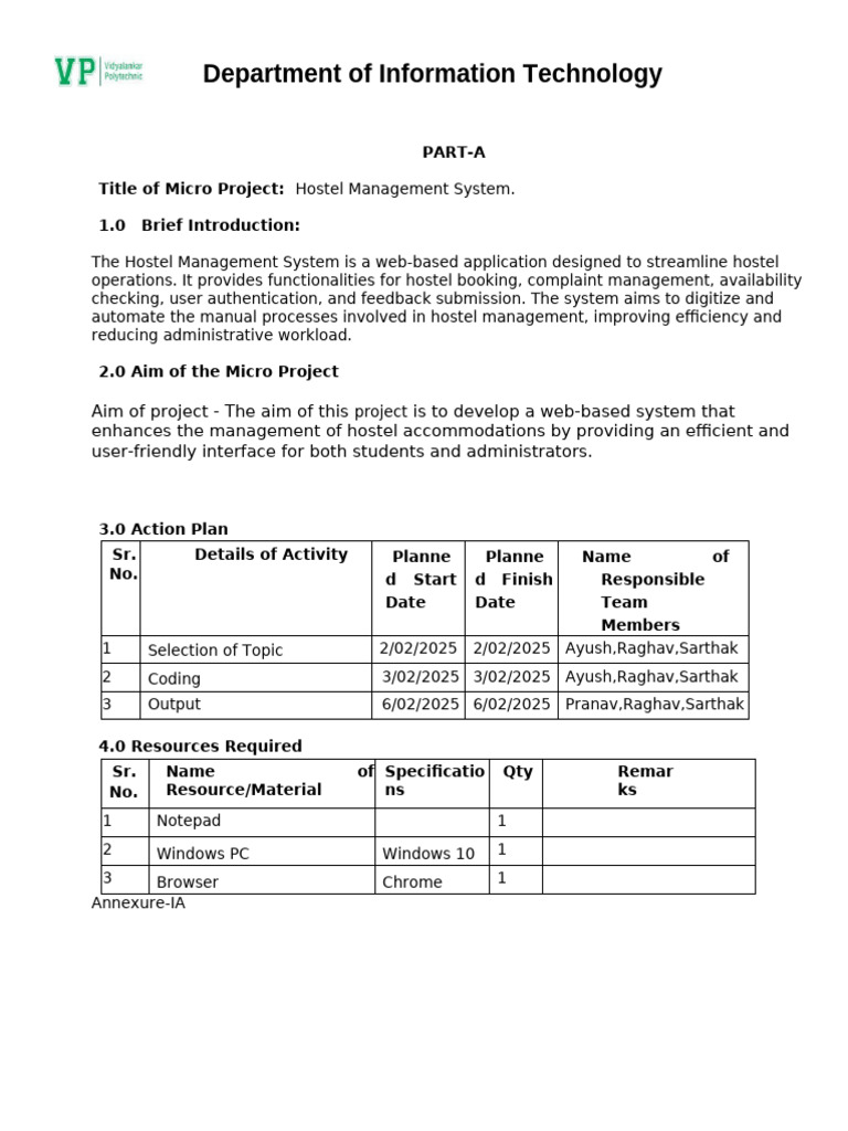 Microproject Report (222002C0049 | PDF | Password | Computing