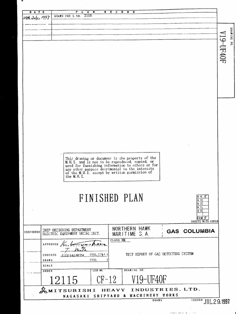 CF-12-Test Report of Gas Detecting System | PDF