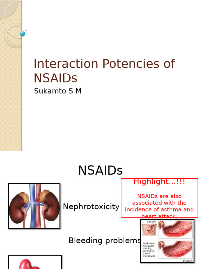 NSAIDs Interaction Potencies Explained | PDF