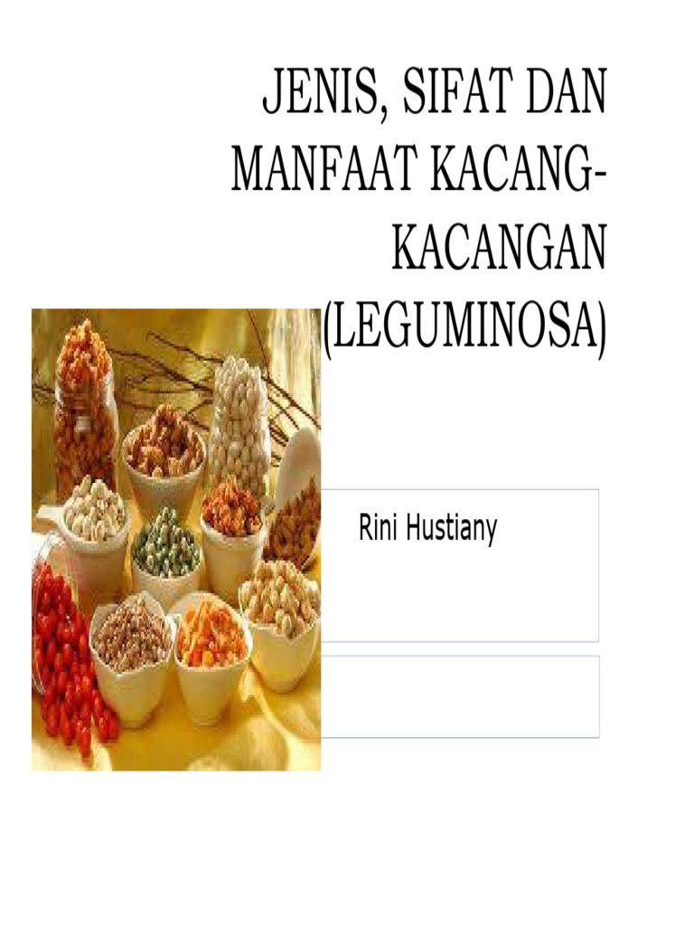 Manfaat dan Jenis Leguminosa | PDF