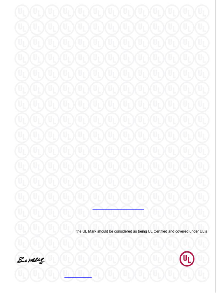 UL 1973 Compliance Certificate | PDF