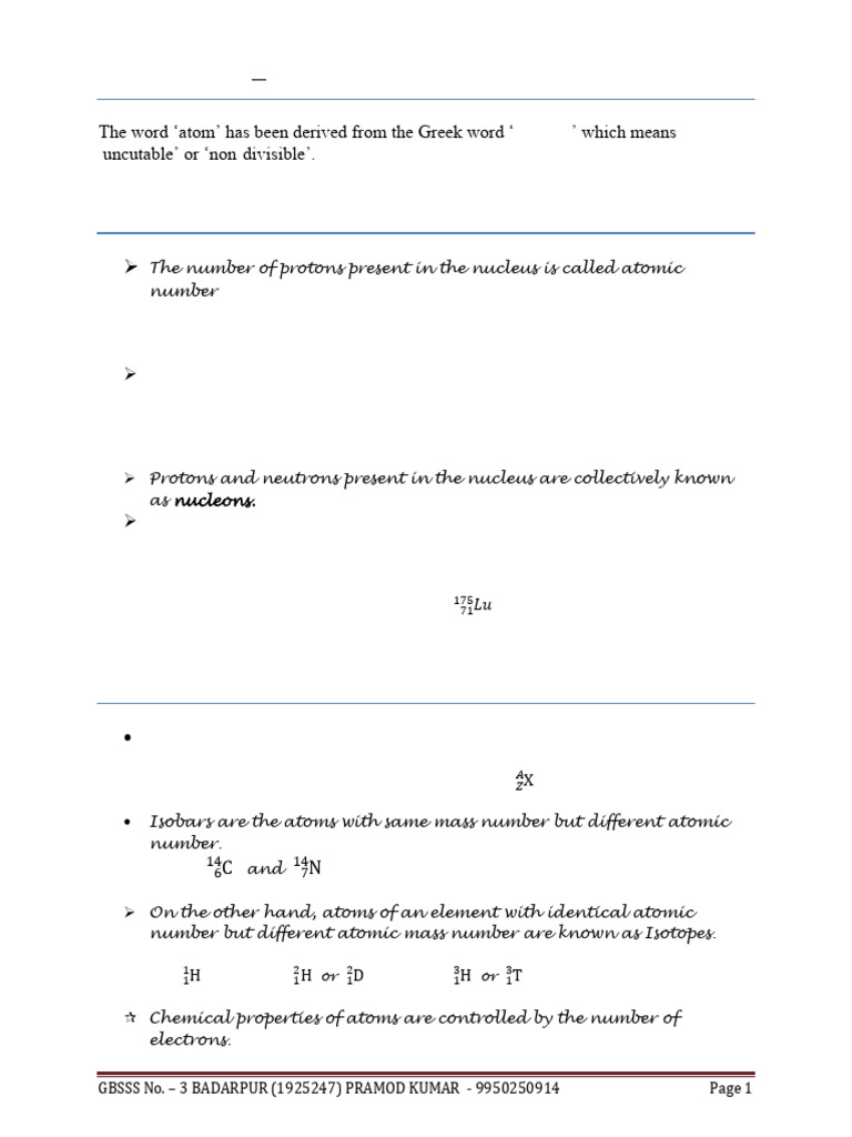Atomic Structure and Quantum Theory | PDF | Emission Spectrum ...