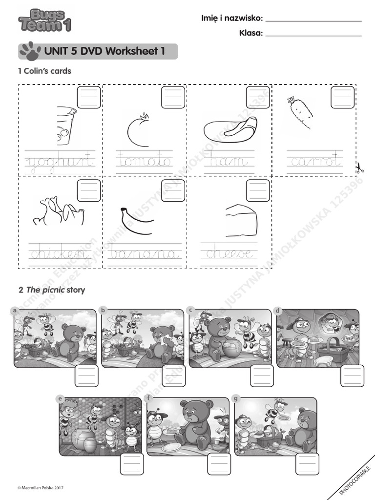 BT1 Unit 5 DVD Worksheets | PDF
