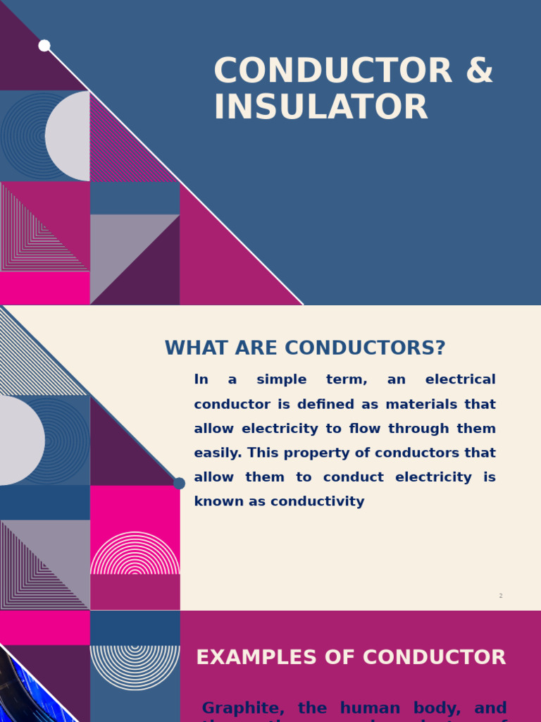 Conductors and Insulators Explained | PDF