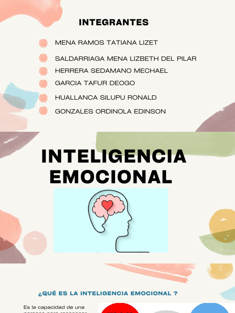Características de la Inteligencia Emocional | PDF | Las emociones ...
