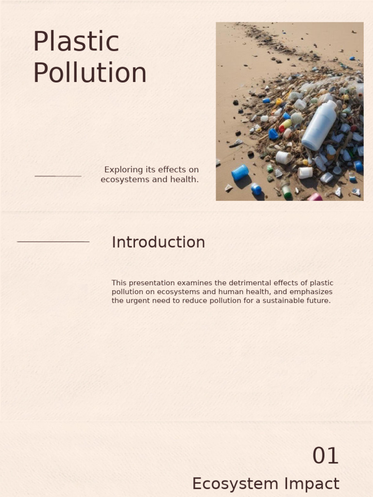 Impact of Plastic Pollution on Health | PDF | Pollution | Environmental ...