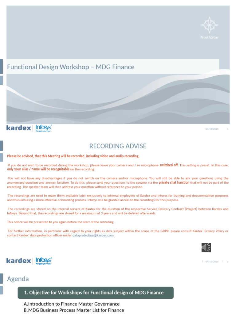 SAP MDG Functional Design Session for Finance (1) (1) | PDF | Computing ...