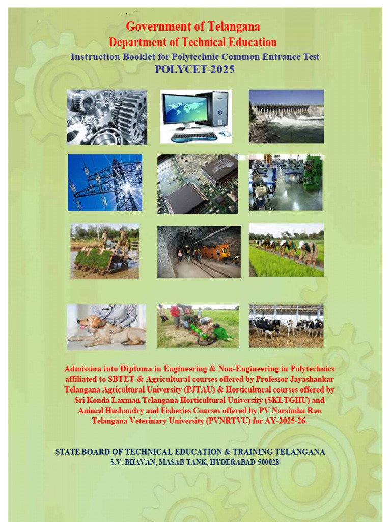 POLYCET-2025 Admission Guide | PDF | University And College Admission ...