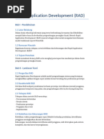 Metode Rapid Application Development (RAD) | PDF