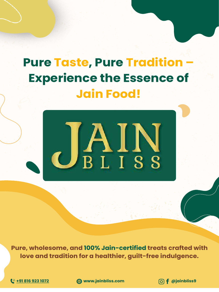 Jain Bliss: Pure Jain Treats | PDF