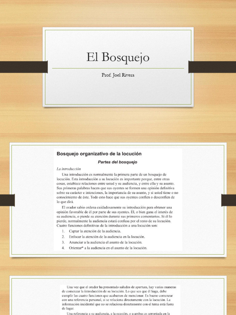 Cómo Estructurar un Bosquejo Eficaz | PDF