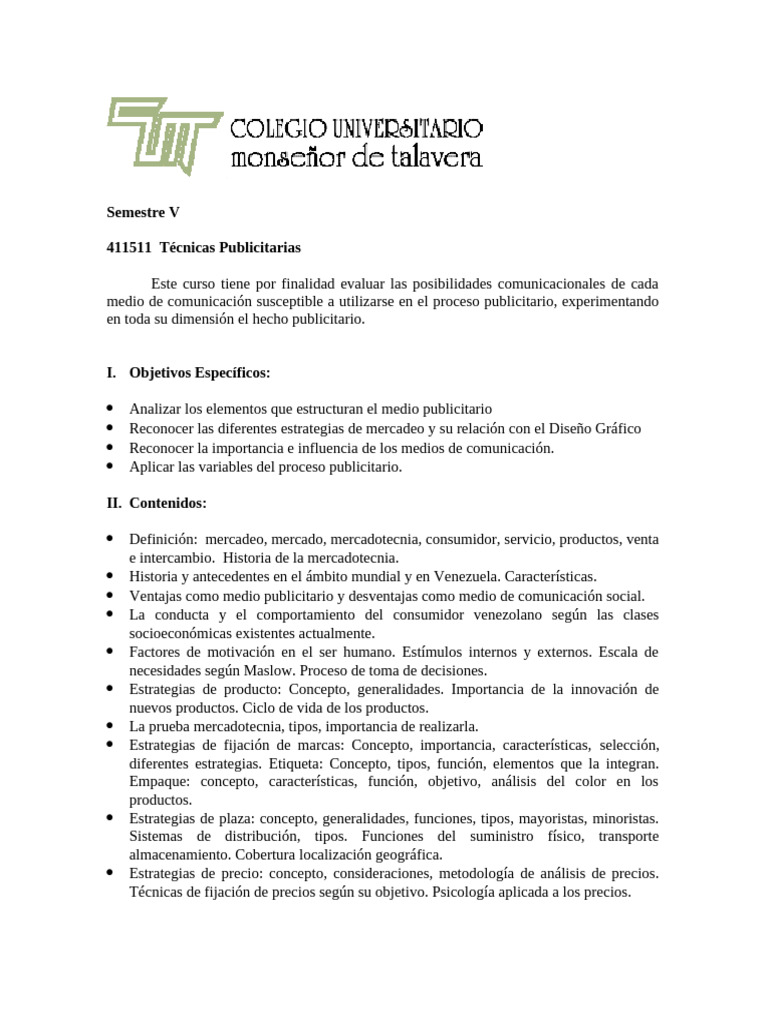 Curso de Técnicas Publicitarias | PDF | Publicidad | Marketing