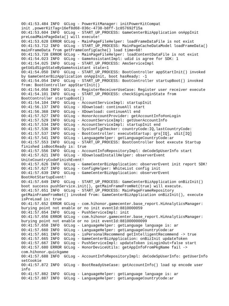 GameCenter Startup Log Analysis | PDF | World Wide Web Consortium ...