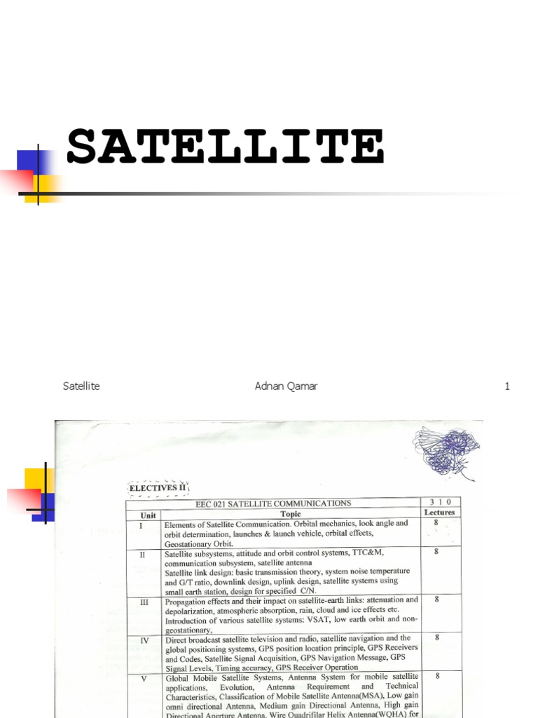 Understanding Satellites: Types and Functions | PDF | Communications ...