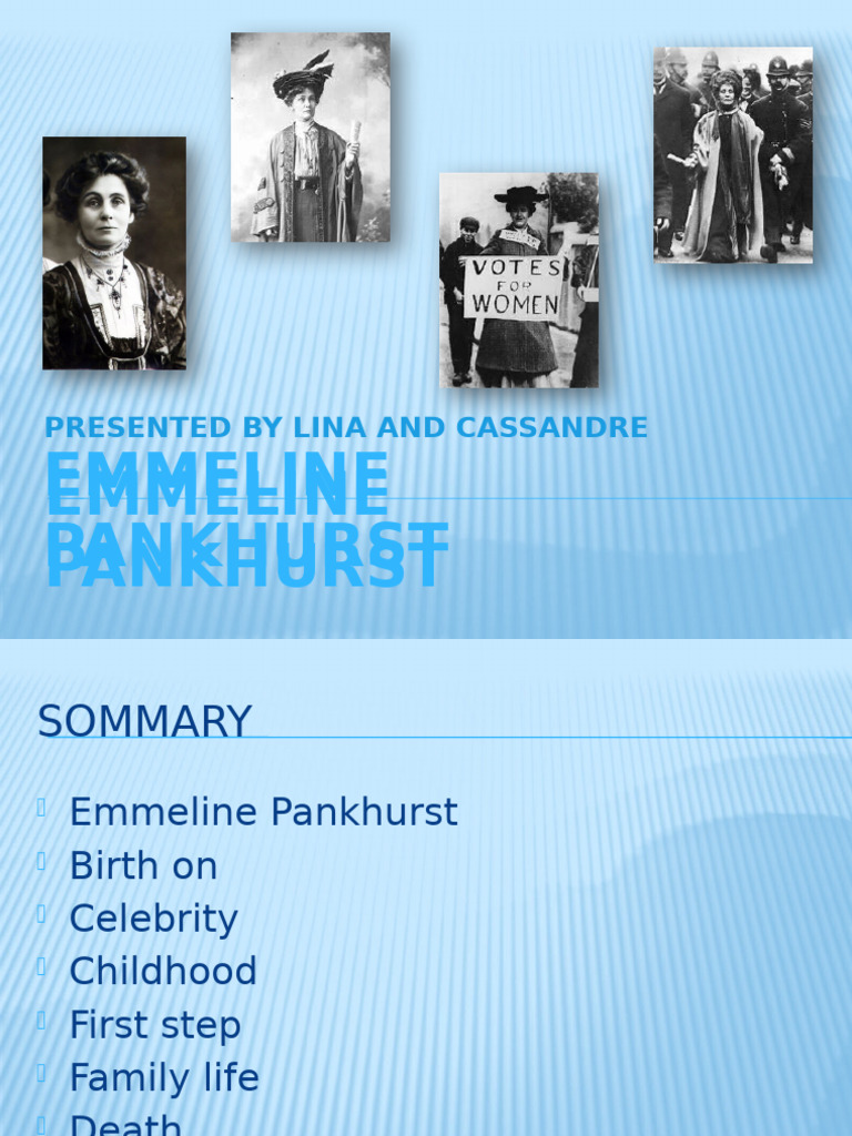 Emmeline Pankhurst | PDF