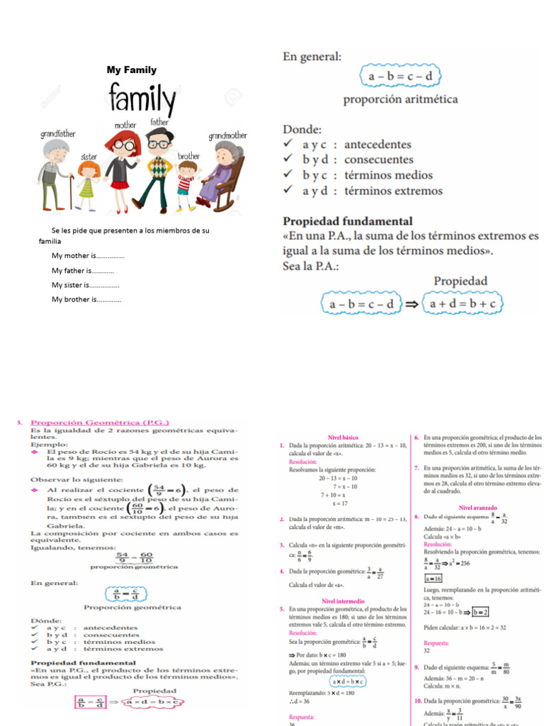 Presentación de Mi Familia | PDF