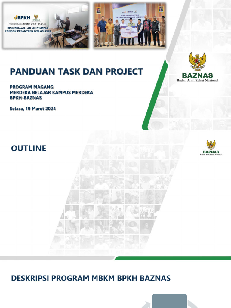 Panduan Magang BPKH BAZNAS 2024 | PDF