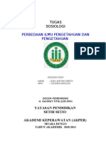 Download Makalah Perbedaan Pengetahuan Dan Ilmu Pengetahuan by Desi Susanti SN84882686 doc pdf