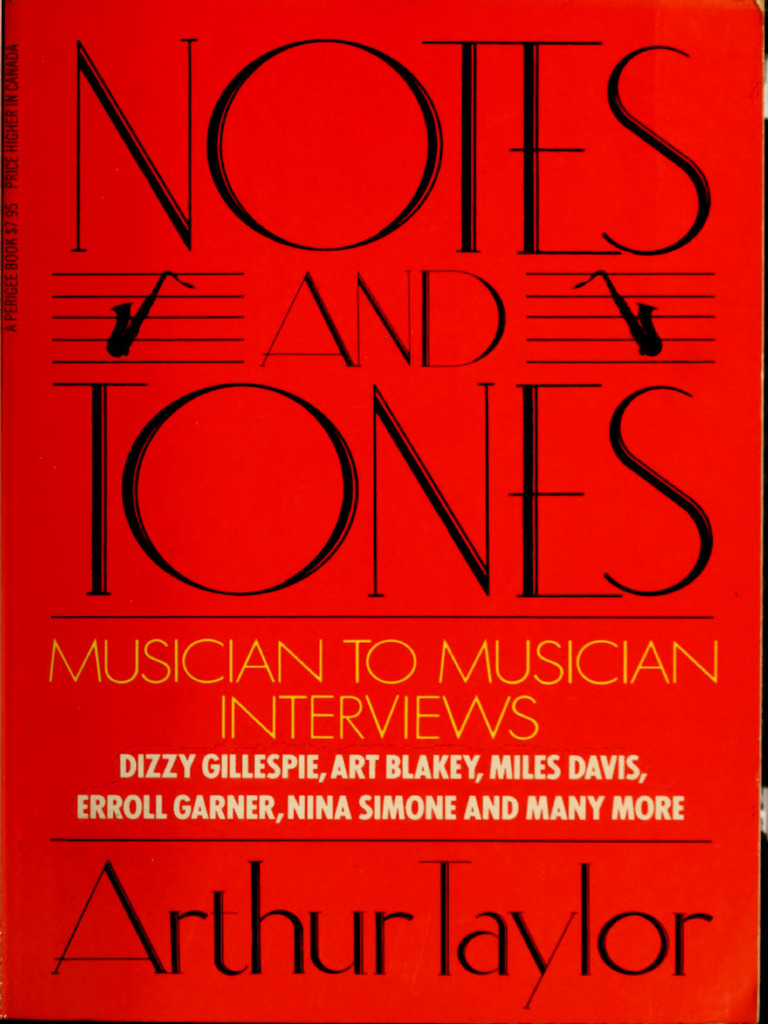 (Taylor, Arthur) Notes & Tones - Musician-To-Musician Interviews | PDF ...
