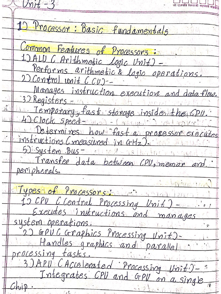 U 3CMTS Notes | PDF