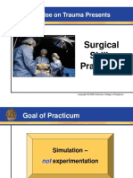 Surgical Skills Practicum