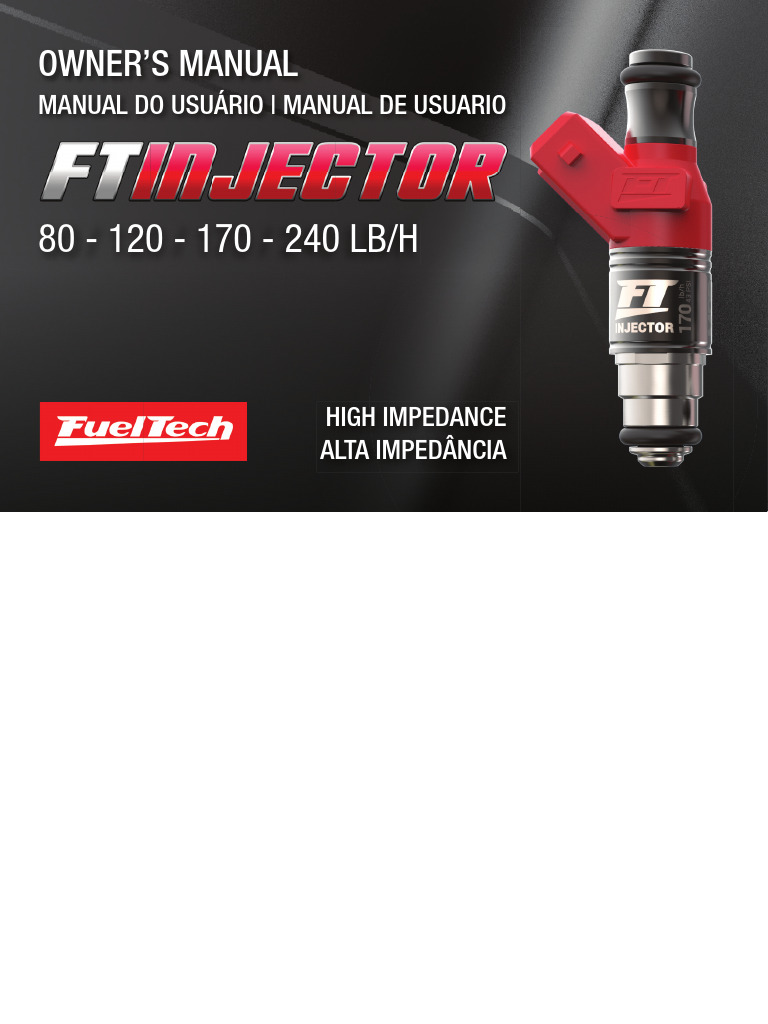 FT Injector User Manual: Specs & Setup | PDF | Fuel Injection | Horsepower