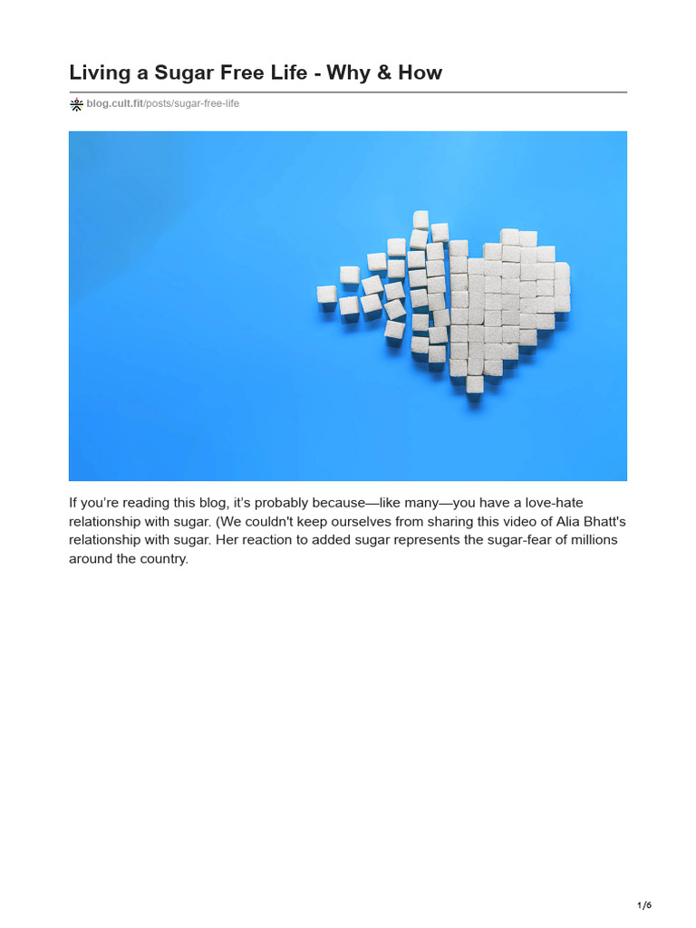 Sugar's Impact on Aging and Health | PDF | Sugar | Diet & Nutrition