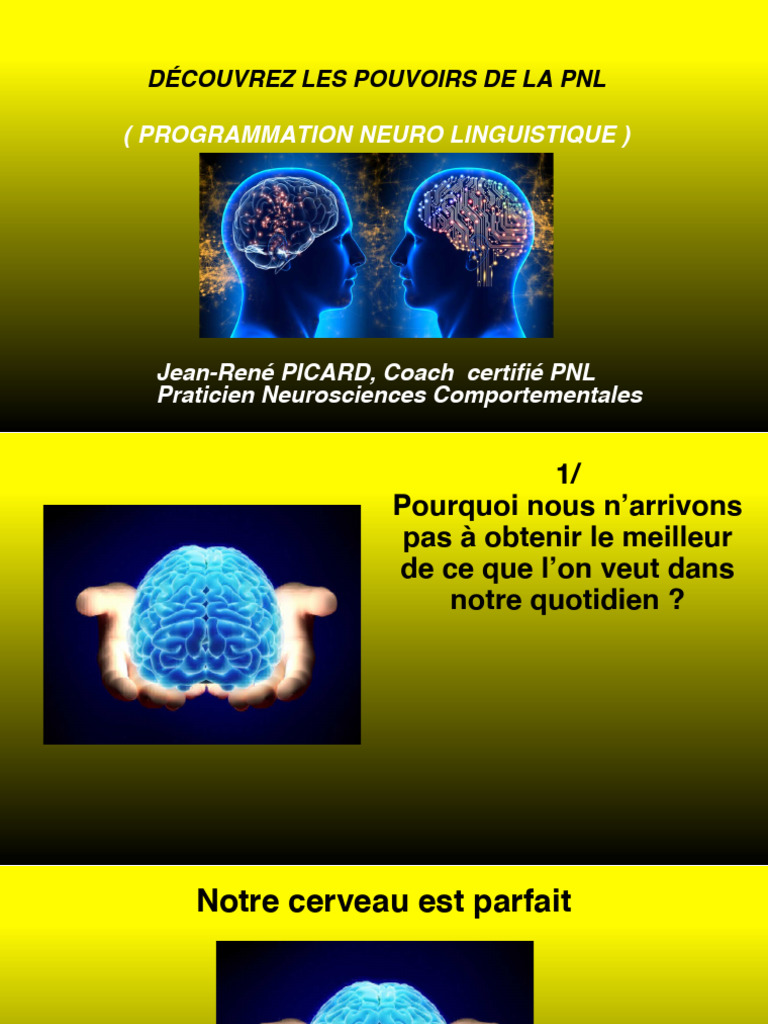 Les Fondamentaux de la PNL | PDF | Programmation neuro-linguistique ...