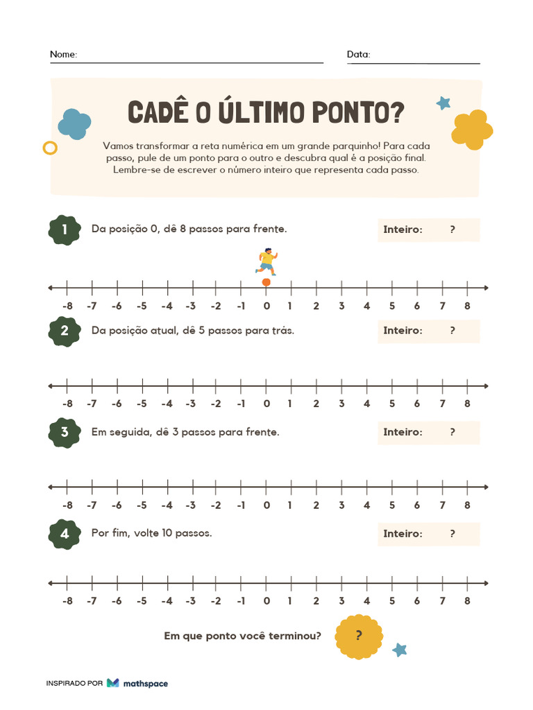 Atividades na Reta Numérica até 100 | PDF